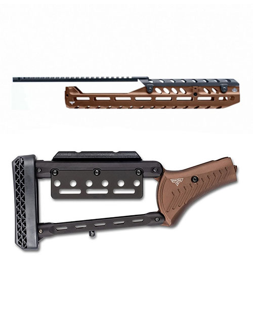 Pewview Marlin End Cap Lever Rifle Caliber Pistol Grip Stock Set tilbyr moderne design, optimalisert grep, lettvekts konstruksjon og justerbar høyde for maksimal presisjon.